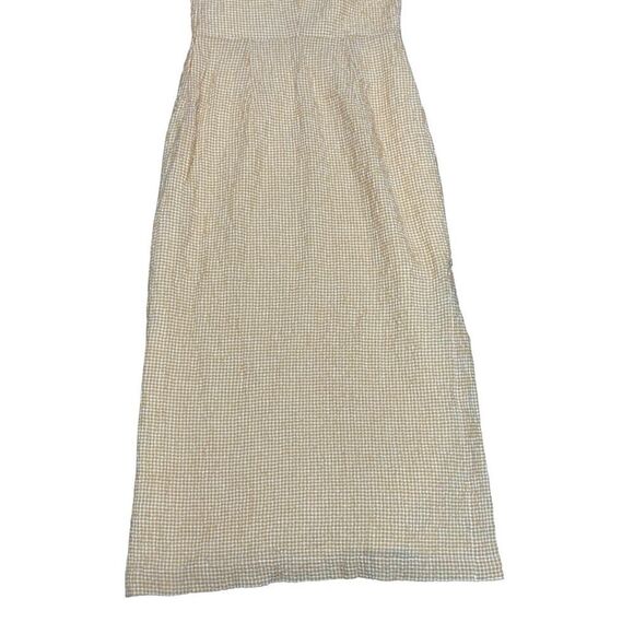 Paloma Wool Chambao Gingham Rust Midi Dress Rust Orange Tie Front XS 34 - Picture 8 of 16